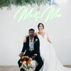 Neon Sign For Weddings,Customize Your Neon Sign, Wedding decoration, Wedding atmosphere artifact,Perfect for Reception and Wedding Photo Backdrop. (2 row text / 16'') view 1