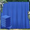 30ft x 10ft Wrinkle Free Royal Blue Backdrop Curtain for Party, Polyester Royal Blue Photo Backdrop Drapes 6 Panels 5x10ft for Birthday Photography Background Weddings Baby Shower Party view 1
