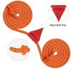 X XBEN Tug of War Rope with Flag for Kids 20FT, Teens and Adults, Soft Cotton Rope Games for Team Building Activities, Family Reunion, Birthday Party view 2