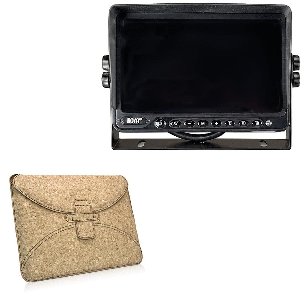 BoxWave Case Compatible with BOYO Vision VTM9003QFHD - Quorky Pouch, Durable, Lightweight Cork Envelope Sleeve Cover