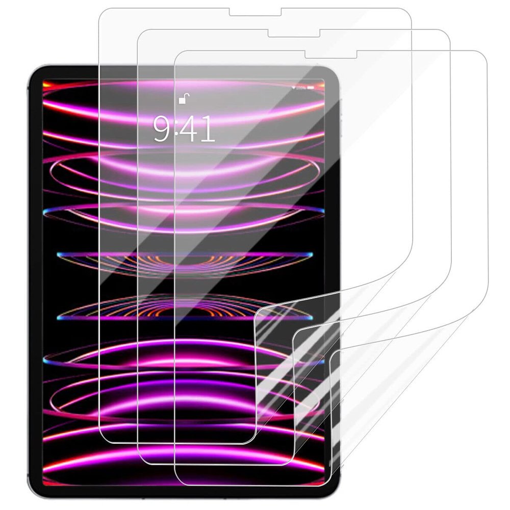 3pcs Full Soft Pet Film Screen Protector for Apple iPad Pro 12.9'' 6th Gen 2022