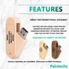 Paintechz Custom Logo Wood USB Flash Drives 100 Pack, Personalized Text Bulk - as Corporate Gifts and Promotional Giveaways - 2GB view 3
