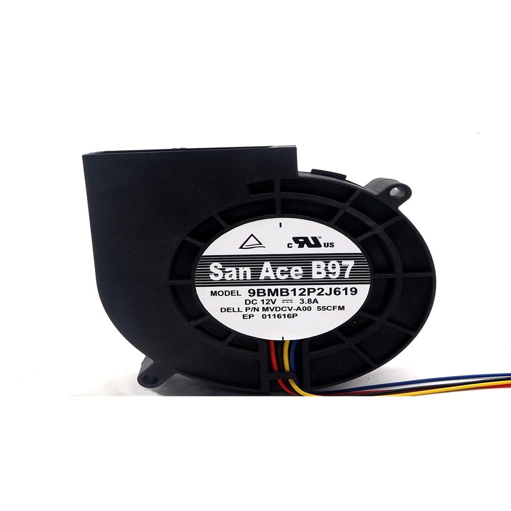 9BMB12P2J619 DC12V 3.8A 9733 97mm 4-Wire Turbo Blower Violent Cooling Fan