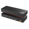 ThinkPad 40AF0135 Universal Hybrid USB-C with USB-A Adapter Docking Station for Lenovo Laptops, Dual Monitor, Comes with ITSPWR HDMI 4K Cable + 50 Cable Ties view 1