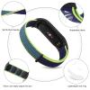 Amzpas Nylon Bands for Xiaomi Mi Band 5/ Mi Band 6, 3 Pack Soft Cloth Watch Straps for Amazfit Band 5/ Band 6, Adjustable Breathable Replacement Wristbands for Women Men view 2