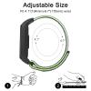 Amzpas Nylon Bands for Xiaomi Mi Band 5/ Mi Band 6, 3 Pack Soft Cloth Watch Straps for Amazfit Band 5/ Band 6, Adjustable Breathable Replacement Wristbands for Women Men view 3