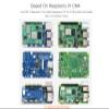 waveshare CM4 to Raspberry Pi 4B Adapter, Alternative Solution for Raspberry Pi 4B, Onboard Standard CM4 Connector, 4-CH USB 3.0 Ports, RJ45 Gigabit Ethernet Port, PoE Header etc. view 4