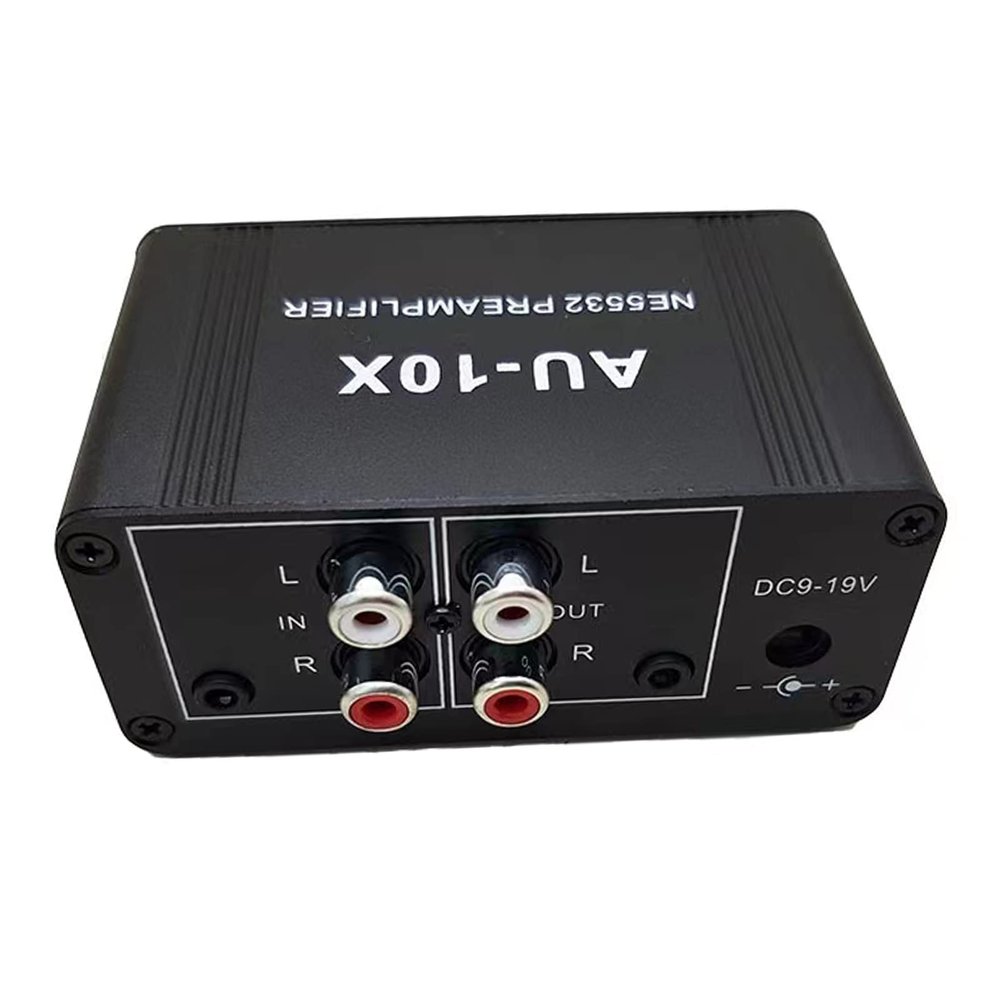 MOOKEENONE 1 x DVD Phone Stereo Preamplifier Headphone Amplifier NE5532 with 3.5mm Input Output