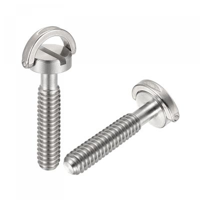 uxcell Camera Tripod Screw - 1/4" Male Mounting Screw Adapters Slotted 1.18" Length for Camera Stand Microphone Holder of Stainless Steel, 2Pcs