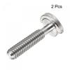 uxcell Camera Tripod Screw - 1/4" Male Mounting Screw Adapters Slotted 1.18" Length for Camera Stand Microphone Holder of Stainless Steel, 2Pcs view 3