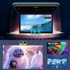 XTRONS Android Car Overhead Player 19.5 Inch Wide IPS Screen 8K Video Car Roof Mount Monitor Built-in Stereo Speakers Flip Down Overhead Car Monitor Support HDMI, USB, 2 IR Headphones Included (B & W) view 3