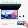 XTRONS Android Car Overhead Player 19.5 Inch Wide IPS Screen 8K Video Car Roof Mount Monitor Built-in Stereo Speakers Flip Down Overhead Car Monitor Support HDMI, USB, 2 IR Headphones Included (B & W) view 4