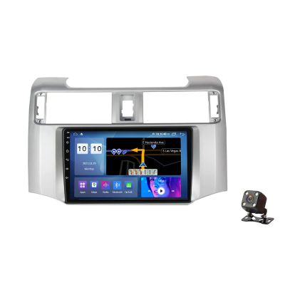 2 DIN Car Stereo Autoradio Android 10 9 inch Touch Screen Car Navigation GPS Radio Support Carplay GPS DAB+ OBDII for Toyota 4Runner 2009-2017