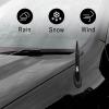 1 Pack Car Bullet Antenna, for GM Chevy Silverado 1500 2500 3500 HD Avalanche GMC Sierra 1500 2500 3500 Denali Heavy Duty Pickup Trucks Accessories, American Flag (Black) view 2