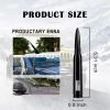 1 Pack Car Bullet Antenna, for GM Chevy Silverado 1500 2500 3500 HD Avalanche GMC Sierra 1500 2500 3500 Denali Heavy Duty Pickup Trucks Accessories, American Flag (Black) view 3