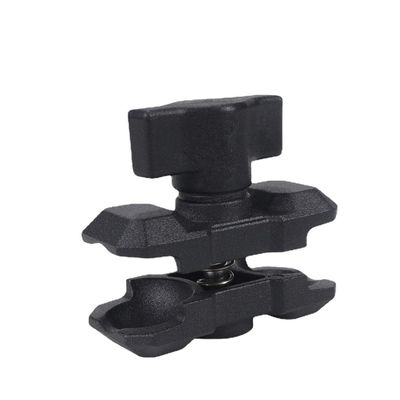 BGNing Double Socket Arm Aluminum Alloy 1" Ball Adapter Motorcycle Phone Handlebar Mount Ball Compatible with Ram Mount Action Camera Bicycle Holder (Type A 60mm)