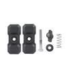 BGNing Double Socket Arm Aluminum Alloy 1" Ball Adapter Motorcycle Phone Handlebar Mount Ball Compatible with Ram Mount Action Camera Bicycle Holder (Type A 60mm) view 3