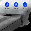 1 Pack Car Bullet Antenna, for GM Chevy Silverado 1500 2500 3500 HD Avalanche GMC Sierra 1500 2500 3500 Denali Heavy Duty Pickup Trucks Accessories, American Flag (Blue) view 3