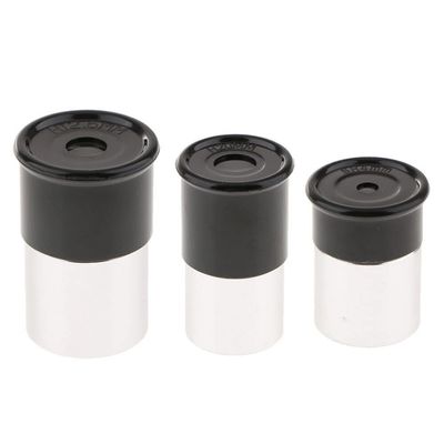 3PCS Universal Telescope 0.965" Eyepiece 4mm 12.5mm 20mm Astronomy Photography Kits Set