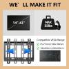 TV Wall Mount Bracket Low Profile Fixed for 14-43 Inch LED, LCD and Plasma TVs Flat Screen, Universal TV Monitor Mount Fits 8" Wood Studs VESA 200x200mm by Nuyoah view 4