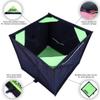 RNA Professional Throwline Cube - 17-Inch Collapsible Arborist Storage Bag, Heavy-Duty Canvas Construction, Quick-Fold Triangle Design, Multi-Pocket Storage System for Tree Work Equipment view 2