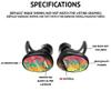 MightySkins Glossy Glitter Skin Compatible with Bose QuietComfort Earbuds II (2022) - Solid Olive | Protective, Durable High-Gloss Glitter Finish | Easy to Apply and Change Styles | Made in The USA view 2