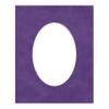 10x14 Mat Bevel Cut for 8x12 Photos - Precut Purple Crocus Suede Oval Shaped Photo Mat Board Opening - Acid Free Matte to Protect Your Pictures - Bevel Cut for Family Photos, Pack of 1 Matboard view 3