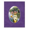 10x14 Mat Bevel Cut for 8x12 Photos - Precut Purple Crocus Suede Oval Shaped Photo Mat Board Opening - Acid Free Matte to Protect Your Pictures - Bevel Cut for Family Photos, Pack of 1 Matboard view 4
