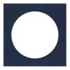 Poster Palooza 10x10 Photo Mat Board for 6x6 Photos Precut Circle Shape Opening Acid Free Bevel Cut Picture Frame Mat, Steel Blue, Mat Board for Framing Photos & Artwork, 1-Pack Matboard view 3