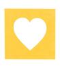 26x26 Mat Bevel Cut for 21x21 Photos - Precut Bright Yellow Heart Shaped Photo Mat Board Opening - Acid Free Matte to Protect Your Pictures - Bevel Cut for Family Photos, Pack of 1 Matboard view 1