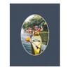 16x20 Mat Bevel Cut for 13.5x17 Photos - Precut Navy Blue Oval Shaped Photo Mat Board Opening - Acid Free Matte to Protect Your Pictures - Bevel Cut for Family Photos, Pack of 25 Matboards view 4
