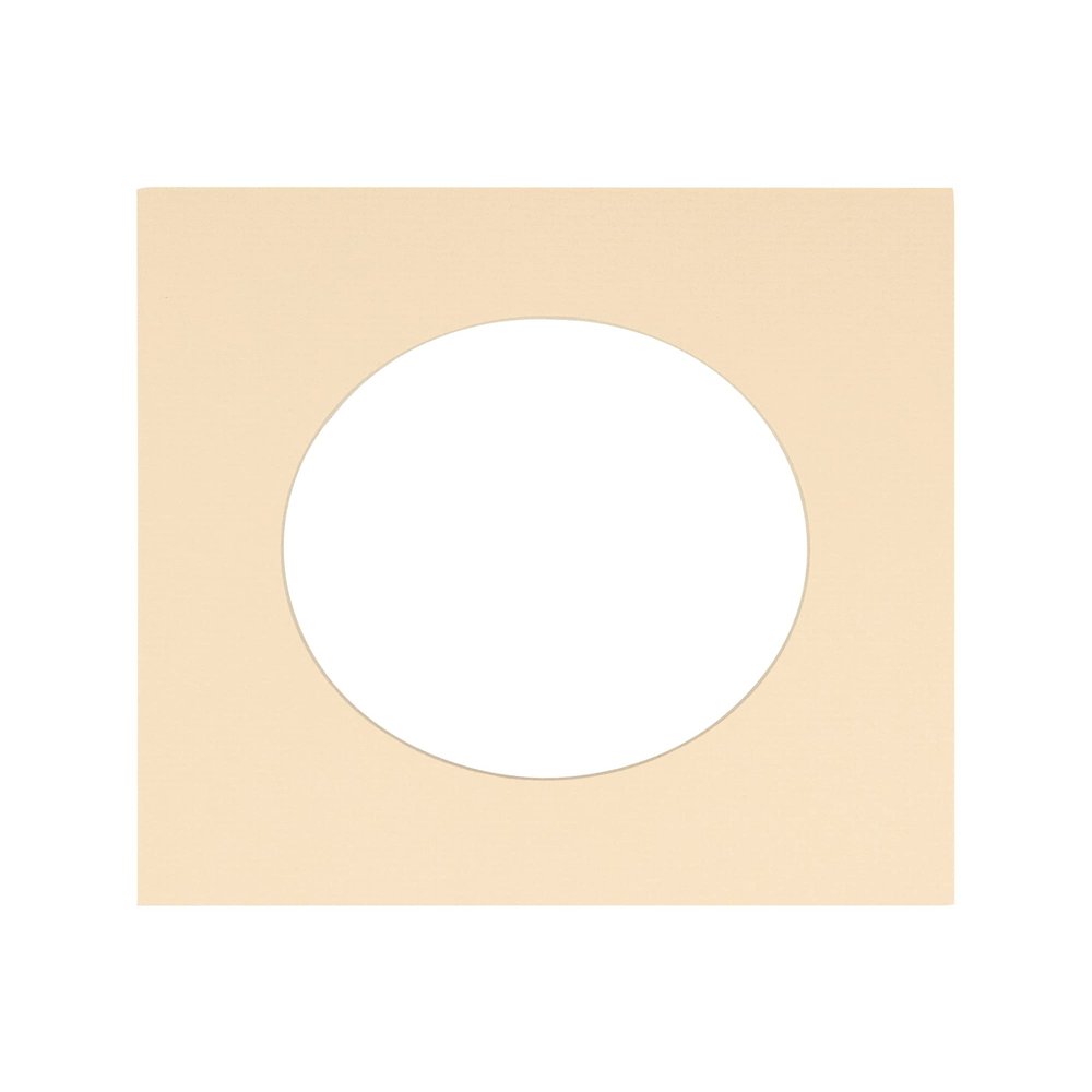 Poster Palooza 10x10 Photo Mat Board for 6x6 Photos Precut Circle Shape Opening Acid Free Bevel Cut Picture Frame Mat, Steel Blue, Mat Board for Framing Photos & Artwork, 1-Pack Matboard