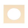 Poster Palooza 10x10 Photo Mat Board for 6x6 Photos Precut Circle Shape Opening Acid Free Bevel Cut Picture Frame Mat, Steel Blue, Mat Board for Framing Photos & Artwork, 1-Pack Matboard view 1