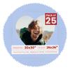 30x30 Mat Bevel Cut for 26x26 Photos - Precut Baby Blue Heart Shaped Photo Mat Board Opening - Acid Free Matte to Protect Your Pictures - Bevel Cut for Family Photos, Pack of 25 Matboards view 1
