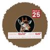Poster Palooza 10x10 Photo Mat Board for 6x6 Photos Precut Circle Shape Opening Acid Free Bevel Cut Picture Frame Mat, Steel Blue, Mat Board for Framing Photos & Artwork, 25-Pack Matboards view 1