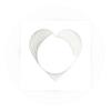 15x15 Mat Bevel Cut for 11x11 Photos - Precut White Heart Shaped Photo Mat Board Opening - Acid Free Matte to Protect Your Pictures - Bevel Cut for Family Photos, Pack of 25 Matboards view 3