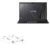 BoxWave Stand and Mount Compatible with VAIO SX-14 (VJS144X) - Pocket Aluminum Stand 3-in-1, Portable Multi Angle Viewing Riser - Metallic Silver view 1