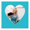 15x15 Mat Bevel Cut for 11x11 Photos - Precut Aquamarine Blue Heart Shaped Photo Mat Board Opening - Acid Free Matte to Protect Your Pictures - Bevel Cut for Family Photos, Pack of 1 Matboard view 4