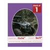 11x14 Mat Bevel Cut for 9x11 Photos - Precut Dark Purple Oval Shaped Photo Mat Board Opening - Acid Free Matte to Protect Your Pictures - Bevel Cut for Family Photos, Pack of 1 Matboard view 1
