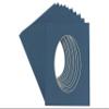 22x30 Mat Bevel Cut for 19x26 Photos - Precut Steel Blue Oval Shaped Photo Mat Board Opening - Acid Free Matte to Protect Your Pictures - Bevel Cut for Family Photos, Pack of 25 Matboards view 1