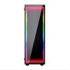 Bgears b-Optillusion (Fans NOT Included) Gaming PC ATX case, Special Optical Illusion ARGB Front Panel, Tempered Glass Side. USB3.0, Support up to EATX Motherboard. view 2