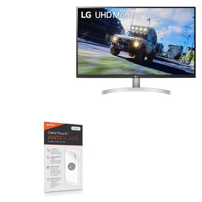 BoxWave Screen Protector Compatible with LG 32 Monitor (32UN500) - ClearTouch Anti-Glare (2-Pack), Anti-Fingerprint Matte Film Skin