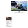 BoxWave Screen Protector Compatible with LG 32 Monitor (32UN500) - ClearTouch Anti-Glare (2-Pack), Anti-Fingerprint Matte Film Skin view 1