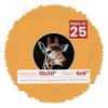 Poster Palooza 10x10 Photo Mat Board for 6x6 Photos Precut Circle Shape Opening Acid Free Bevel Cut Picture Frame Mat, Steel Blue, Mat Board for Framing Photos & Artwork, 25-Pack Matboards view 1