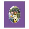 18x24 Mat Bevel Cut for 13x19 Photos - Precut Dark Purple Oval Shaped Photo Mat Board Opening - Acid Free Matte to Protect Your Pictures - Bevel Cut for Family Photos, Pack of 25 Matboards view 4