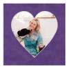 20x20 Mat Bevel Cut for 6x6 Photos - Precut Purple Crocus Suede Heart Shaped Photo Mat Board Opening - Acid Free Matte to Protect Your Pictures - Bevel Cut for Family Photos, Pack of 25 Matboards view 4