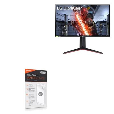 BoxWave Screen Protector Compatible with LG 27 Monitor (27GN650) - ClearTouch Anti-Glare (2-Pack), Anti-Fingerprint Matte Film Skin