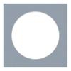 Poster Palooza 10x10 Photo Mat Board for 6x6 Photos Precut Circle Shape Opening Acid Free Bevel Cut Picture Frame Mat, Steel Blue, Mat Board for Framing Photos & Artwork, 1-Pack Matboard view 3