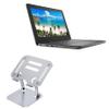 BoxWave Stand and Mount Compatible with Dell Latitude 3120 2-in-1 - Executive VersaView Laptop Stand, Ergonomic Adjustable Viewing Angle Metallic Riser - Metallic Silver view 1