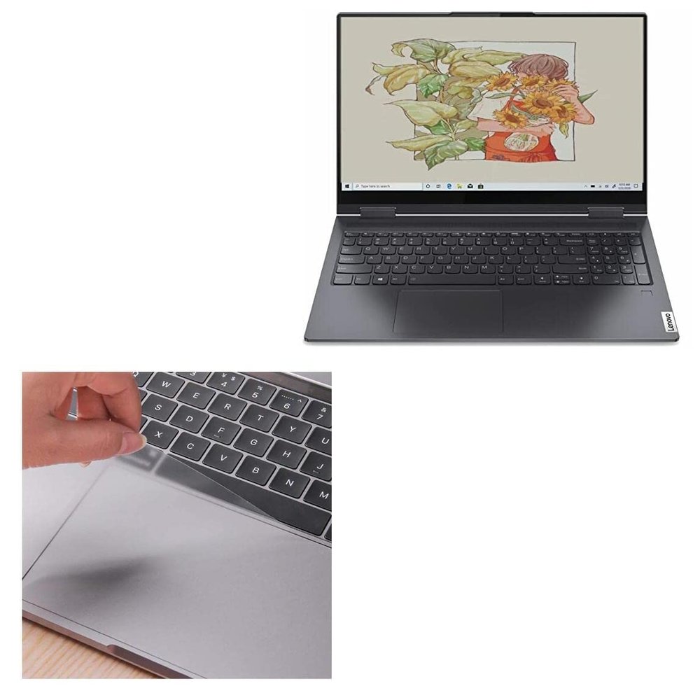 BoxWave Touchpad Protector Compatible with Lenovo Yoga 7i (15 in - 82BJ) - ClearTouch for Touchpad (2-Pack), Pad Protector Shield Cover Film Skin